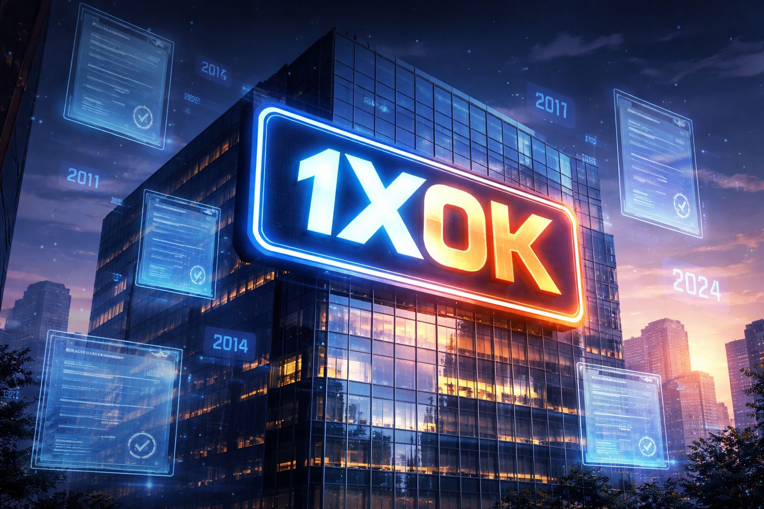 1XOK platform history displaying Curacao license credentials and fifteen years of Bangladesh service